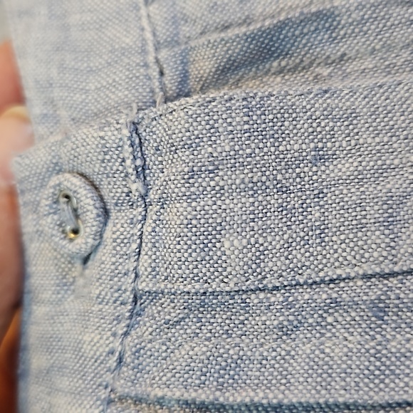 NWOT Size 10, 100% linen summer blouse / tunic, great with jeans, beach cover-up - Picture 16 of 16